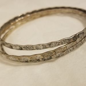 Rustic bangle set